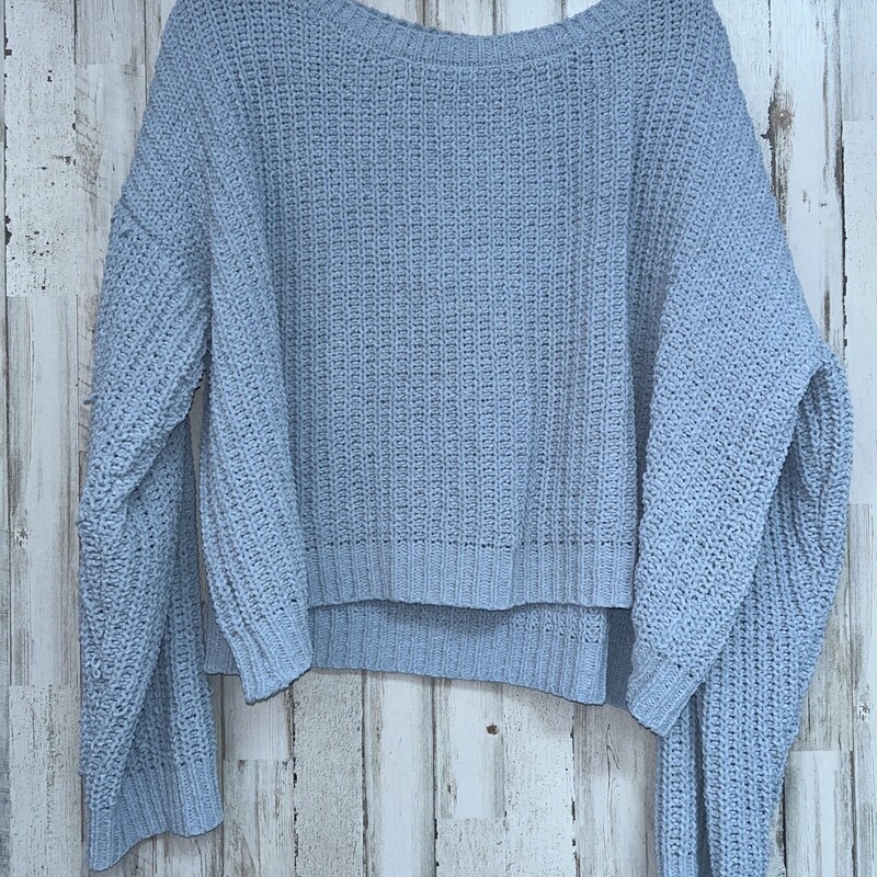 L Cobalt Knit Sweater