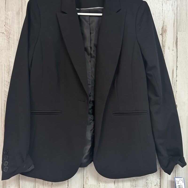 Sz4 Black Button Blazer