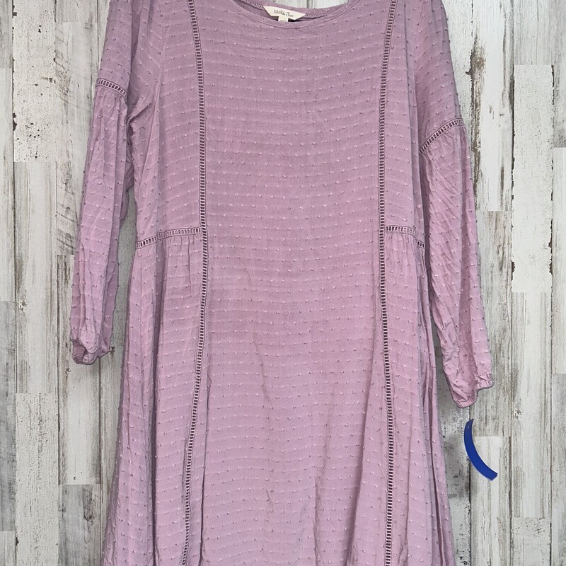 M Purple Dotted Dress