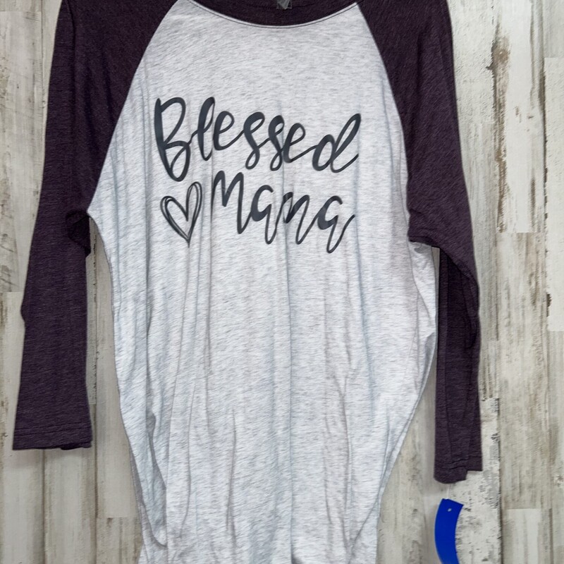 L Blessed Mama Raglan