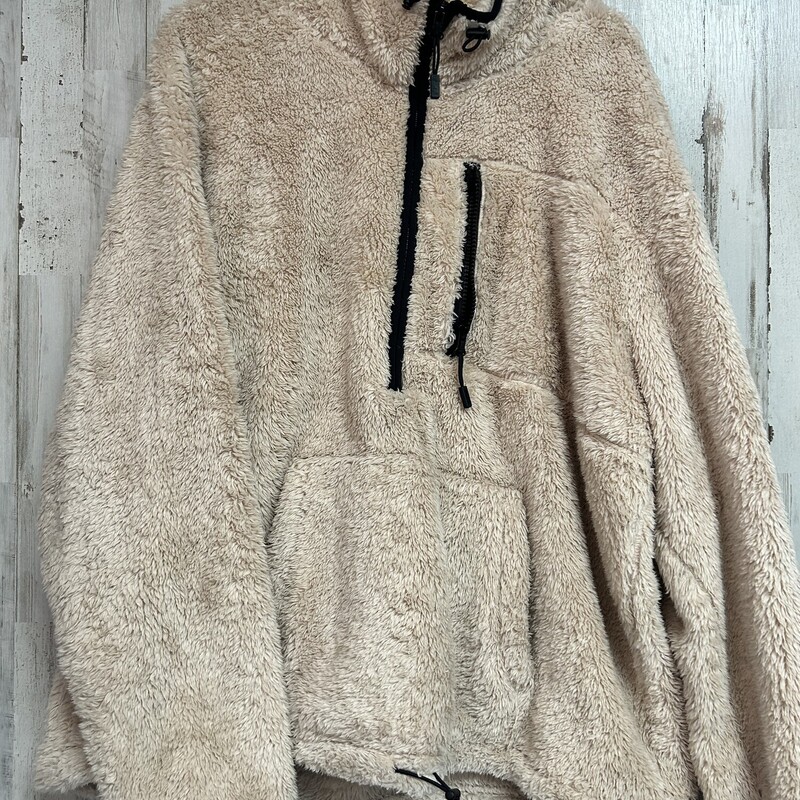 XL Tan Fuzzy Sweatshirt