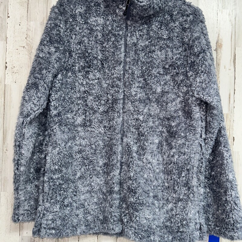 S Grey Fuzzy Pullover