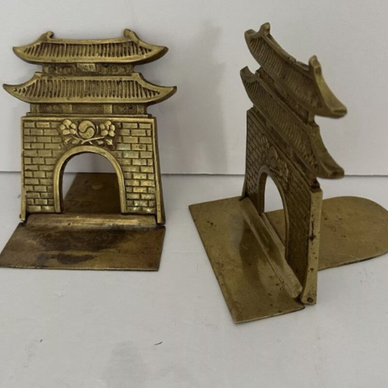 Folding Pagoda Bookends