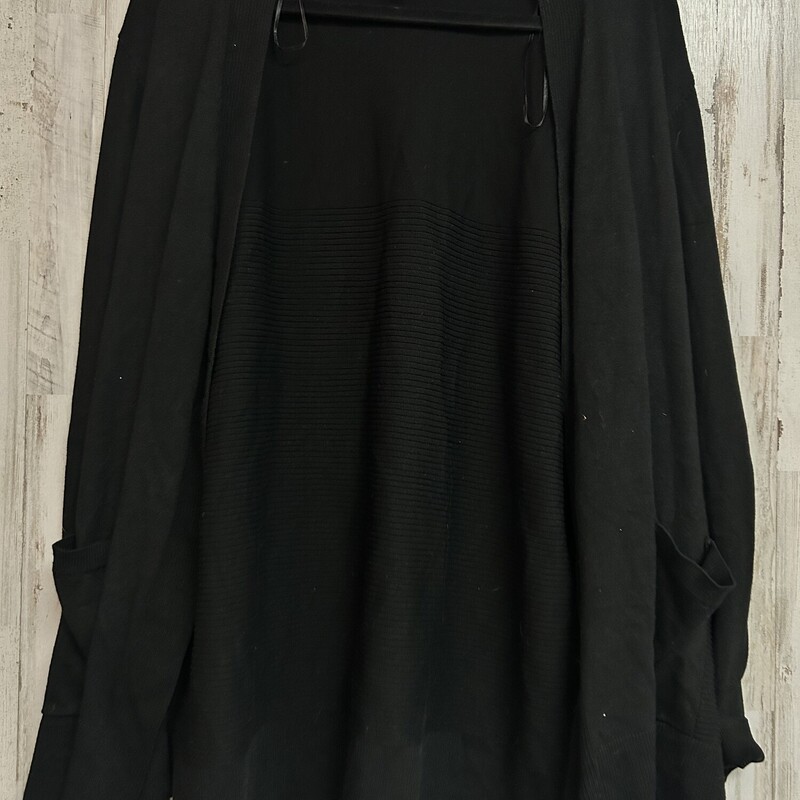 XL Black Knit Cardigan