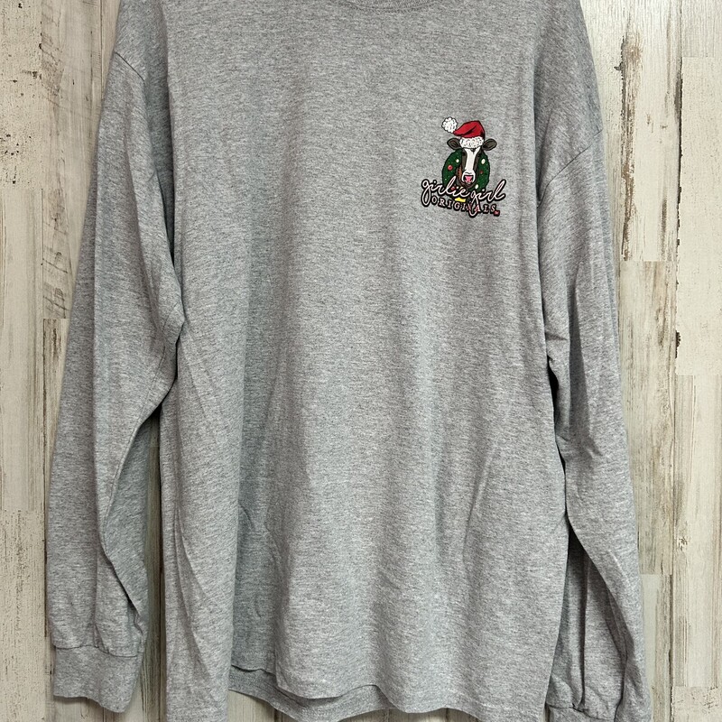 XL Grey Cow Bells Tee