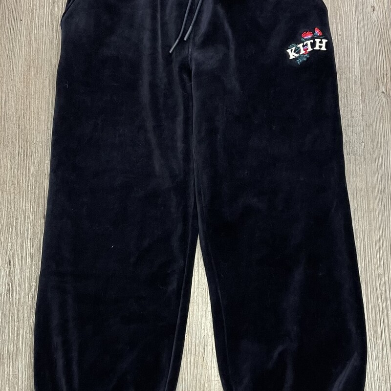 Kith Velour Sweatpants, Navy, Size: 7-8Y