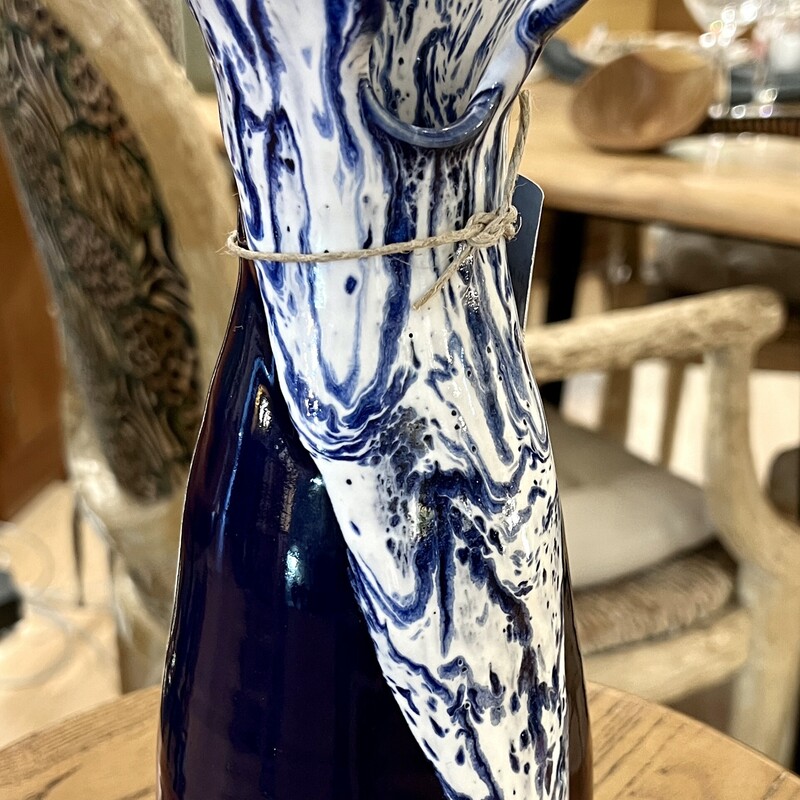 Vase, Cobalt
Size: 11 H