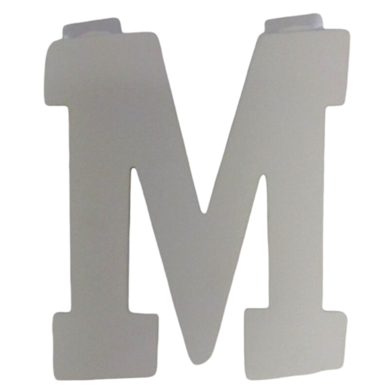 Wood M Sign