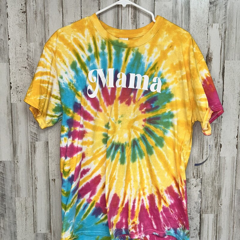 L Tie Dye Mama Tee