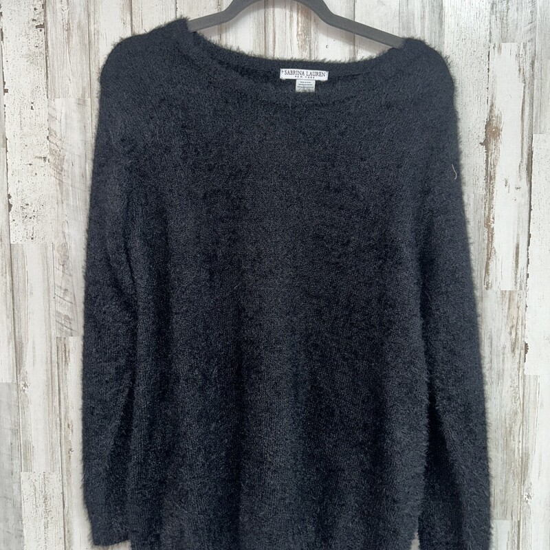 S Black Fuzzy Sweater