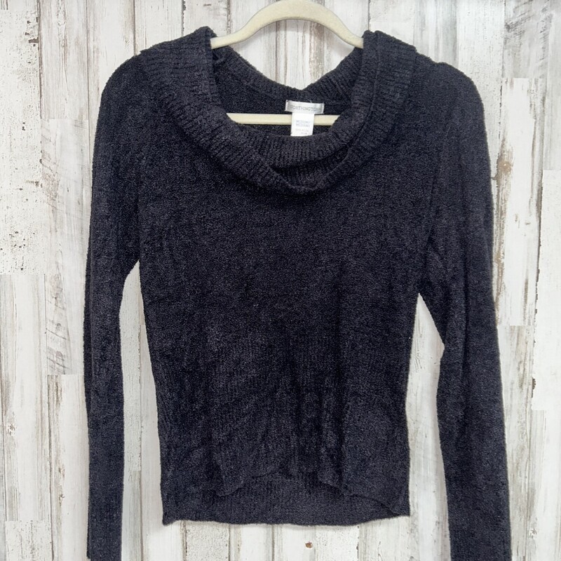 M Black Cowl Sweater, Black, Size: Ladies M