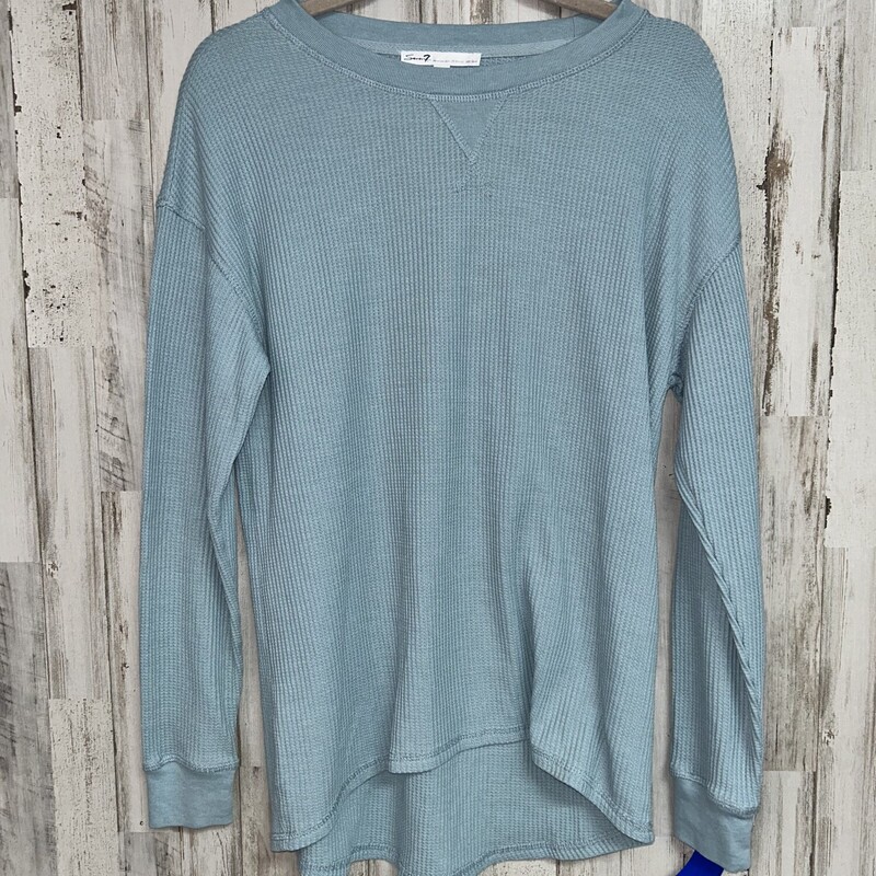 S Lt Blue Thermal Tee