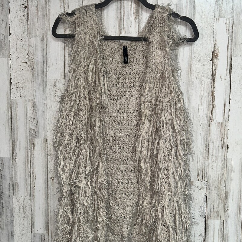 S Tan Furry Vest, Tan, Size: Ladies S