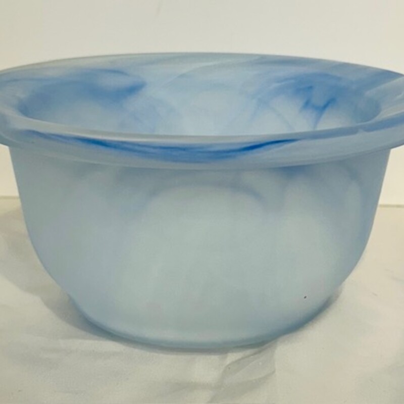 Glass Swirl Bowl