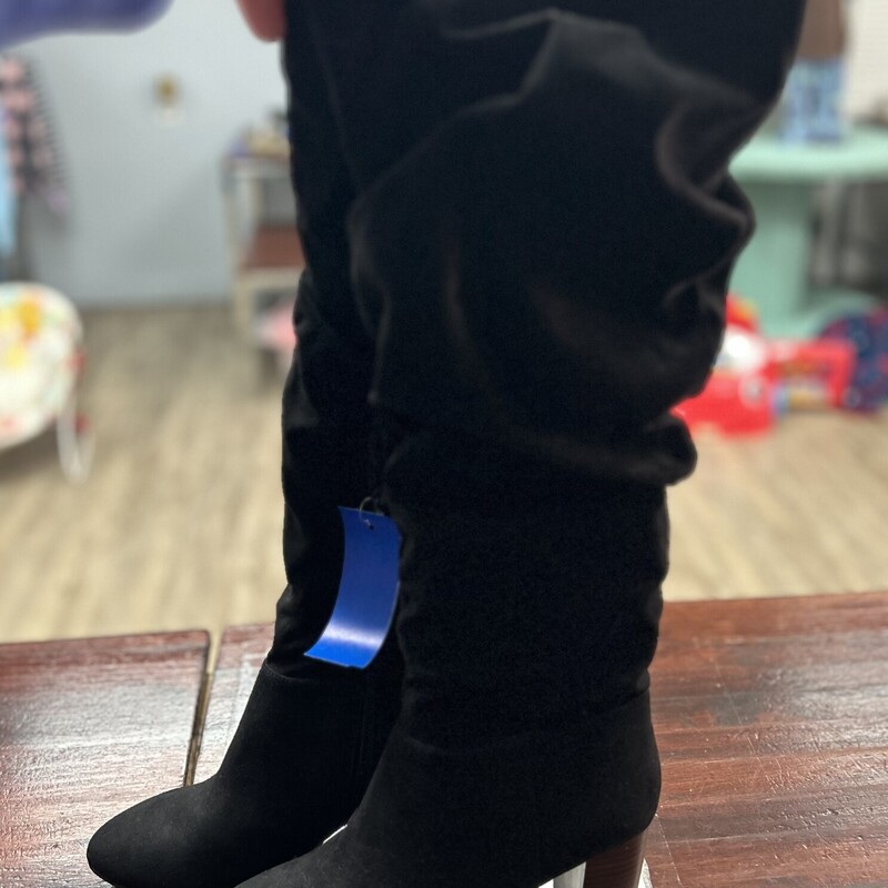 A6.5 Black Tall Heel Boot