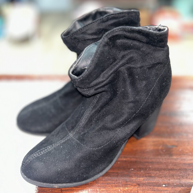 A6.5 Black Heel Booties