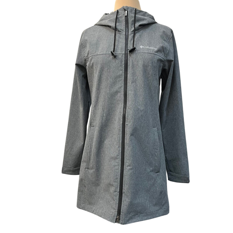 Columbia Miller Peak Softshell Jacket<br />
Hooded<br />
Color: Gray<br />
Size: Small