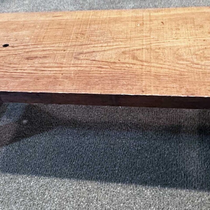 Low Wooden Bench