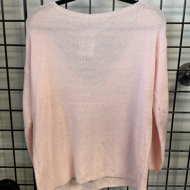 No Tag Sweater, Pink, Size: XL