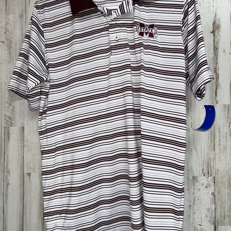 18/20 MSU Stripe Polo