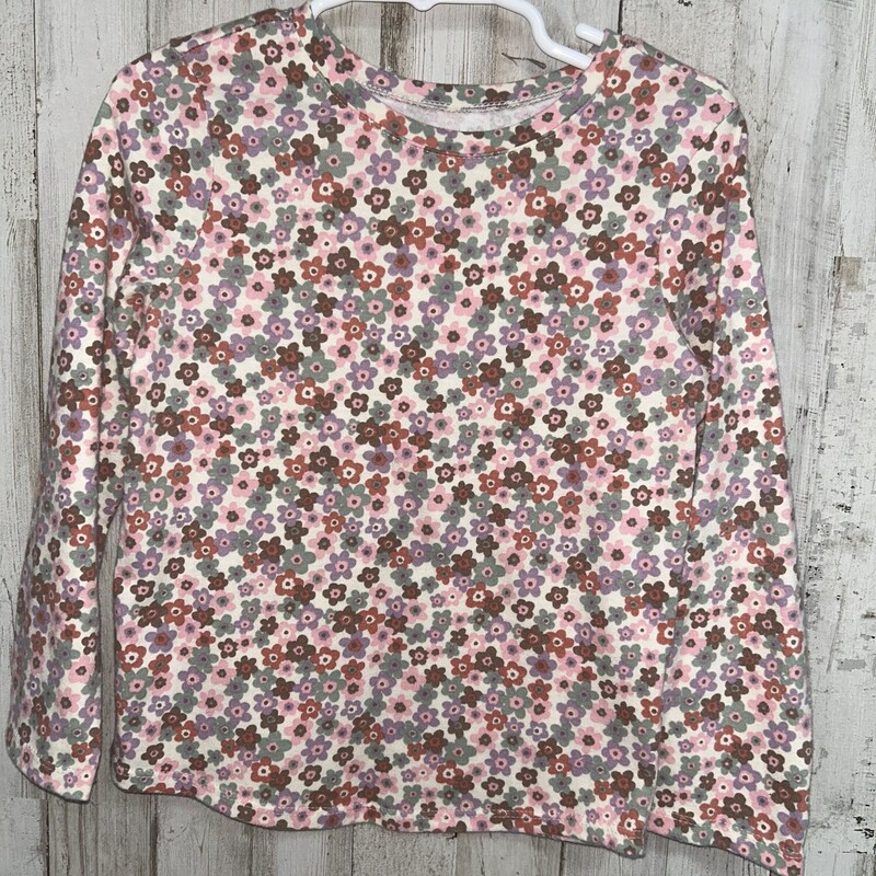 4T Pink Flower Longsleeve