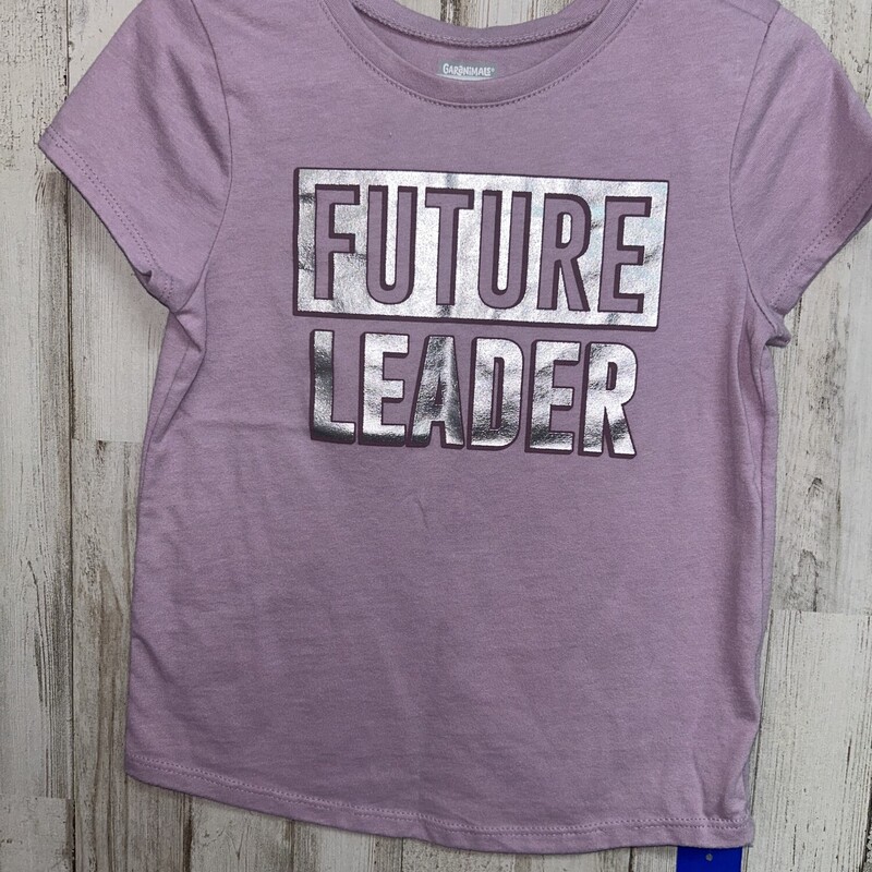 4T Future Leader Tee, Purple, Size: Girl 4T