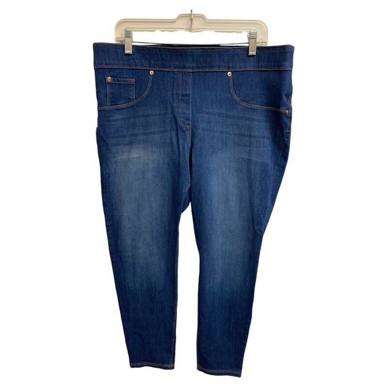 Luxe Denim, Blue, Size: 1X