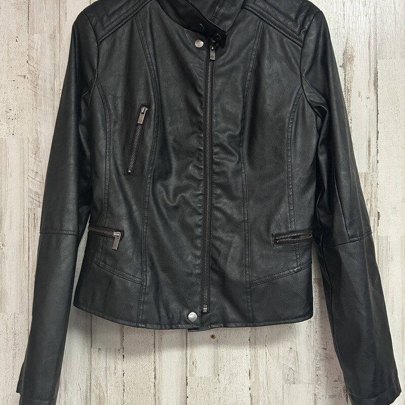 L Black Leather Jacket