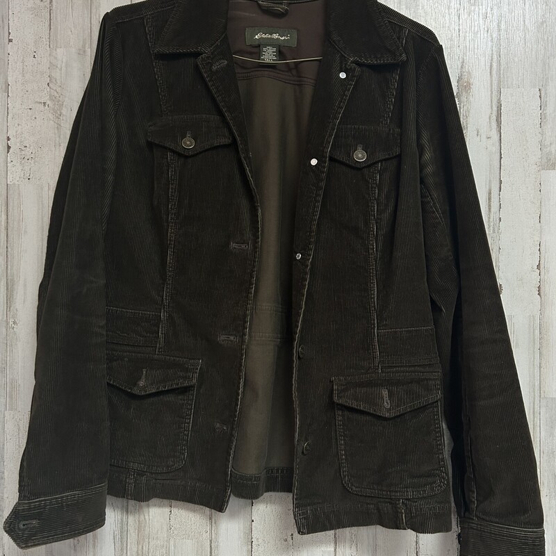 M Brown Corduroy Jacke