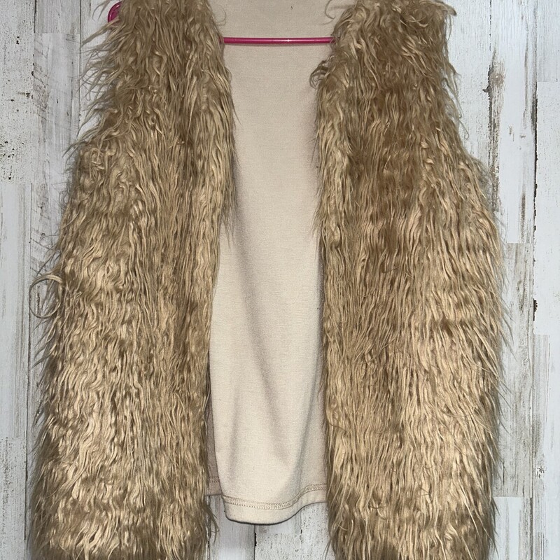 M Tan Fur Vest