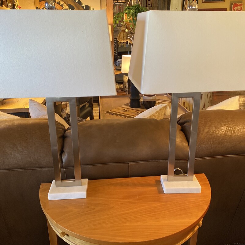 Chrome Base Lamps