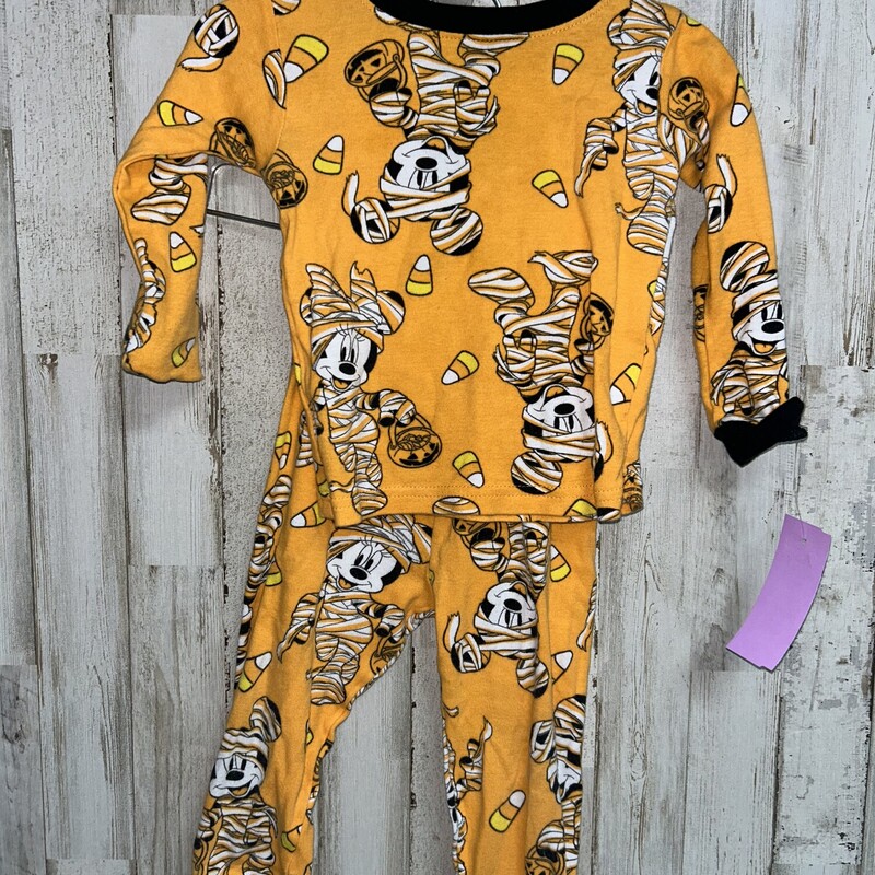 2T Orange Mickey Mummy Pj