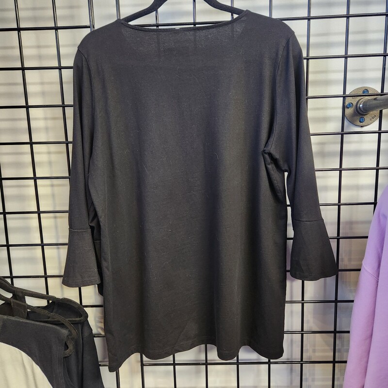 Segments Top, Black, Size: Xl