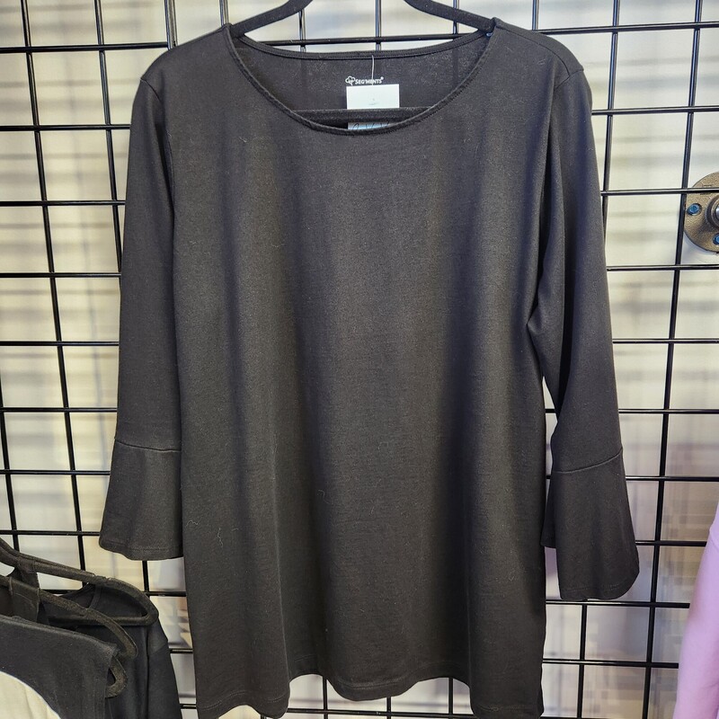 Segments Top, Black, Size: Xl