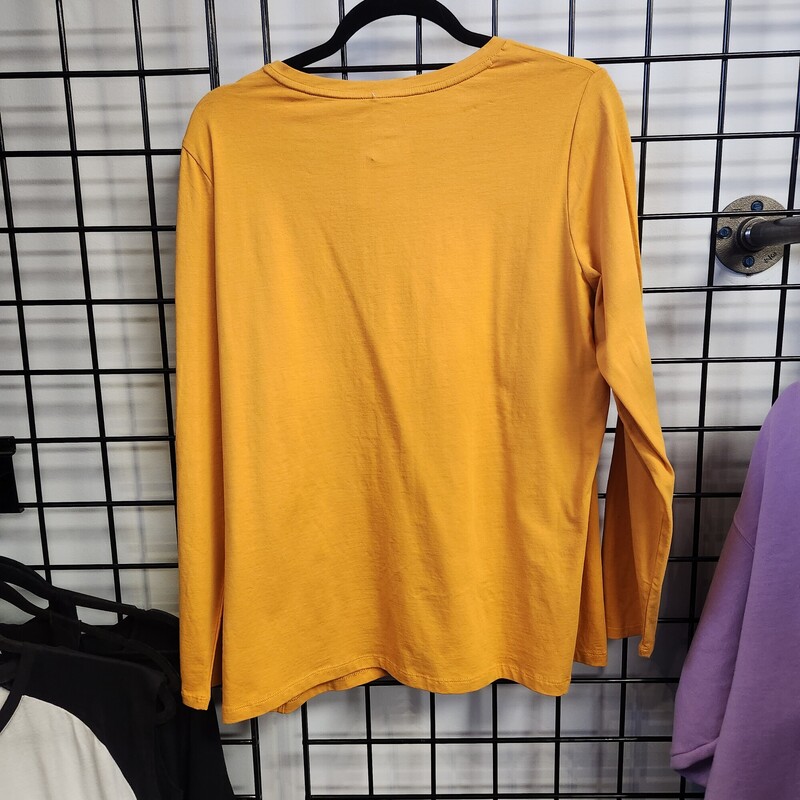 Lord & Taylor Longsleeve, Mustard, Size: 0X