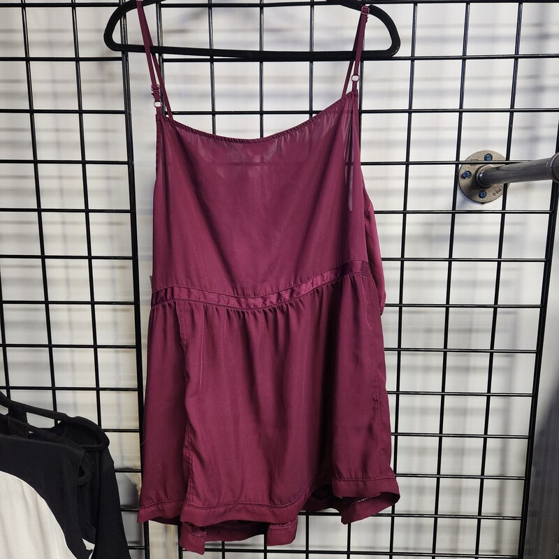 Lys Tank, Burgundy, Size: 24