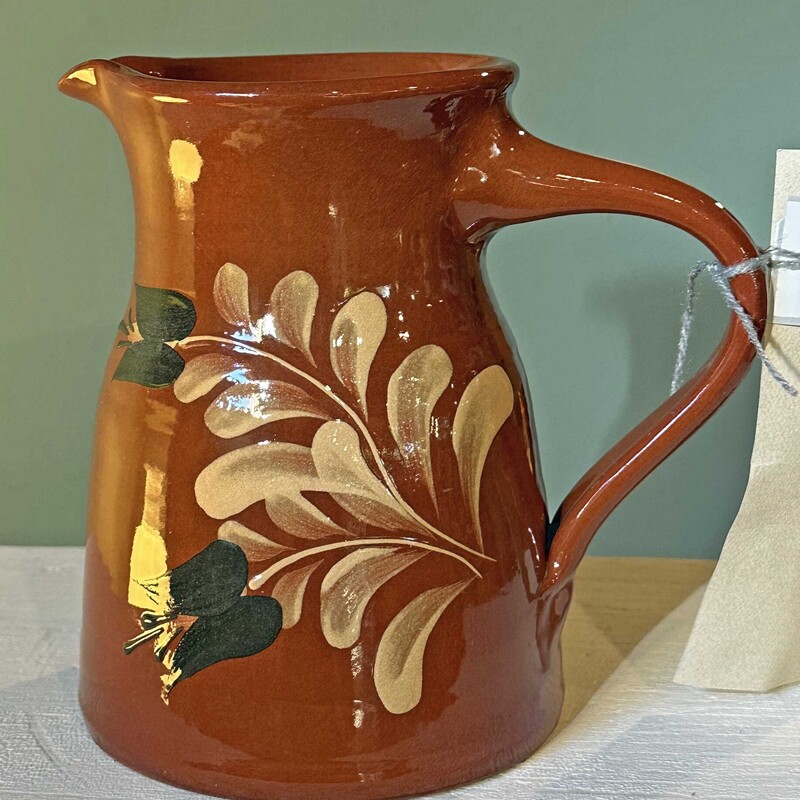 Eldreth Redware Pitcher