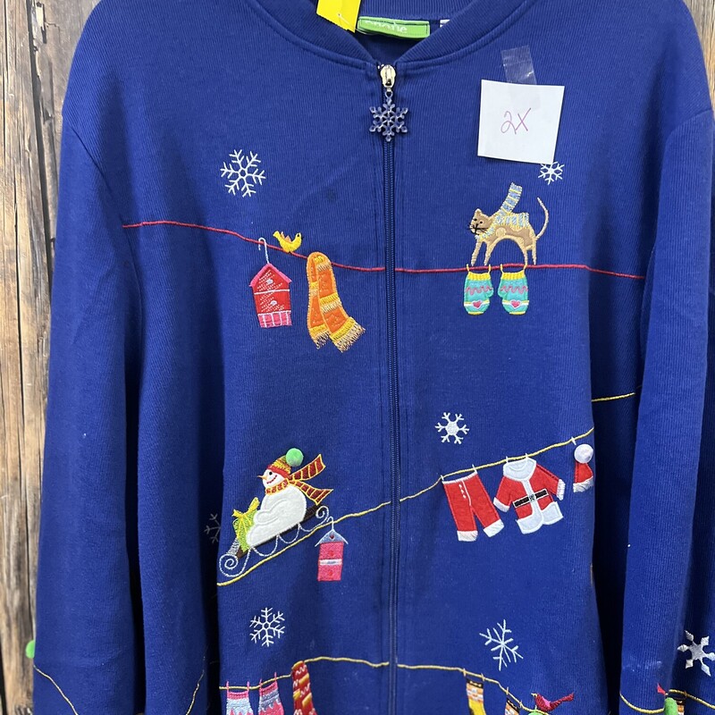 Blue Christmas Sweater