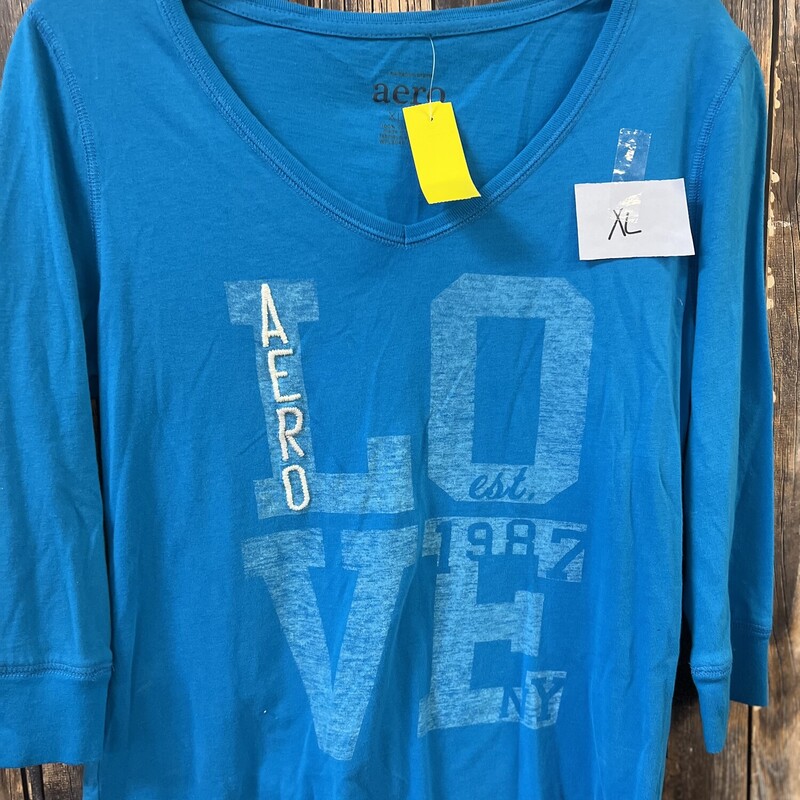 AERO Blue Shirt, Size: XL