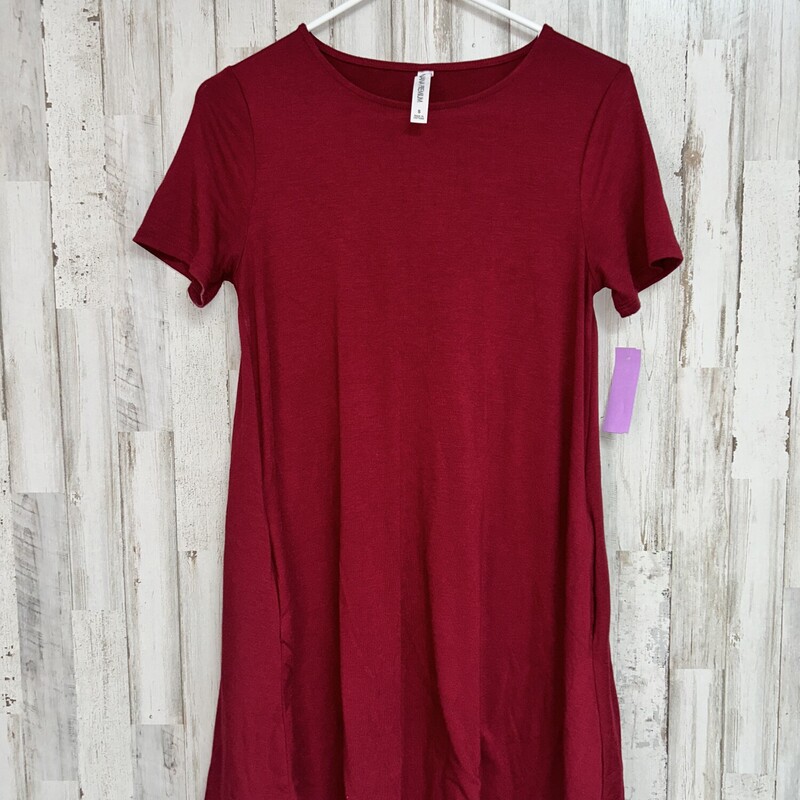 S Red Pocket Dress, Red, Size: Ladies S