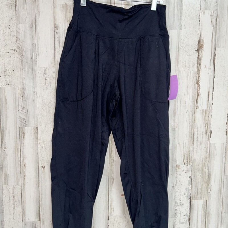 S Black Pull On Joggers