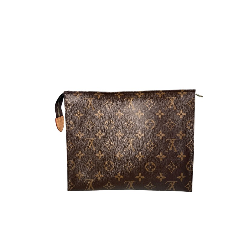 Louis Vuitton Tioletry Pouch Size 26<br />
Dimension:8Hx 9 W<br />
Date Code:SA1231<br />
Some marks inside<br />
Does not come with original box or bag.