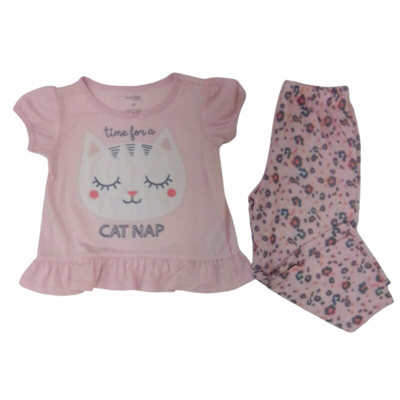 2pc Sleeper (Cat/Pink)