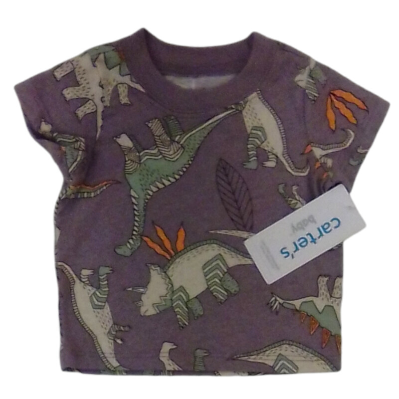 Shirt (Purple/Dinosaurs)