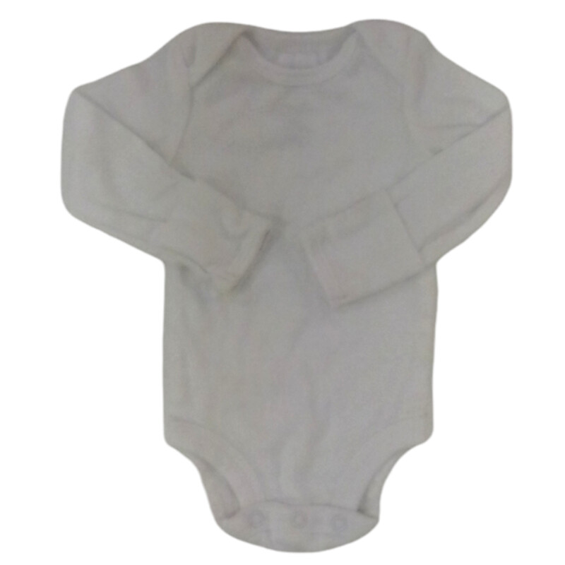 Long Sleeve Onesie (White