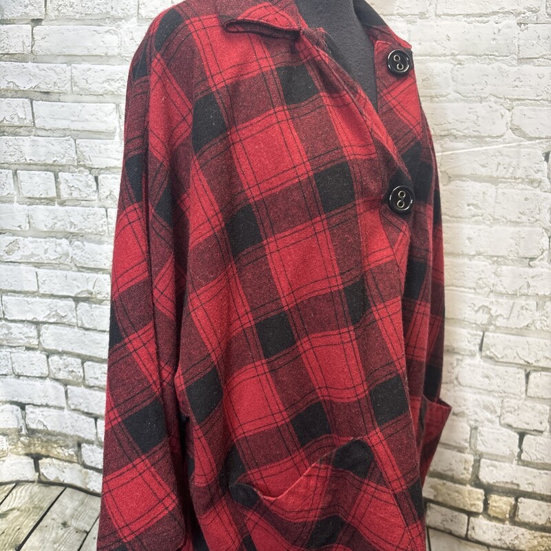 Coldwater Creek, Plaid, Size: Large