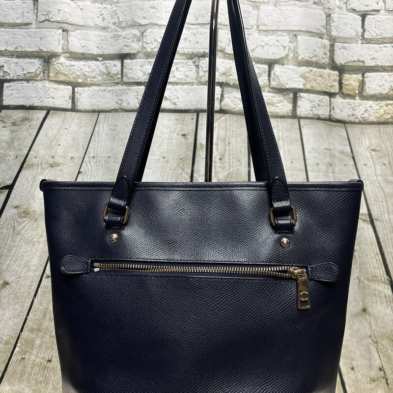 Coach, Navy, Size: Zip Tote