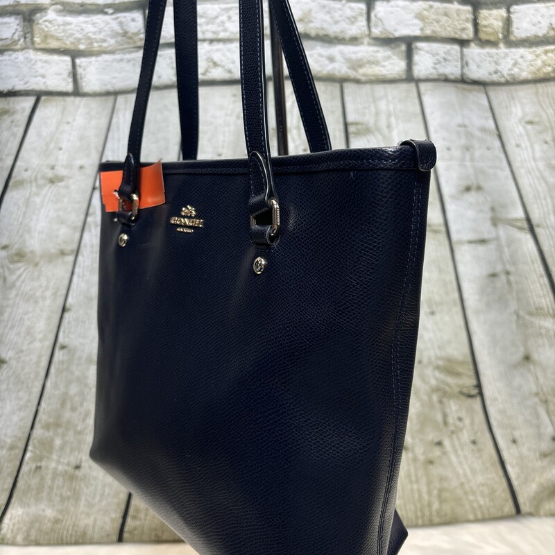 Coach, Navy, Size: Zip Tote