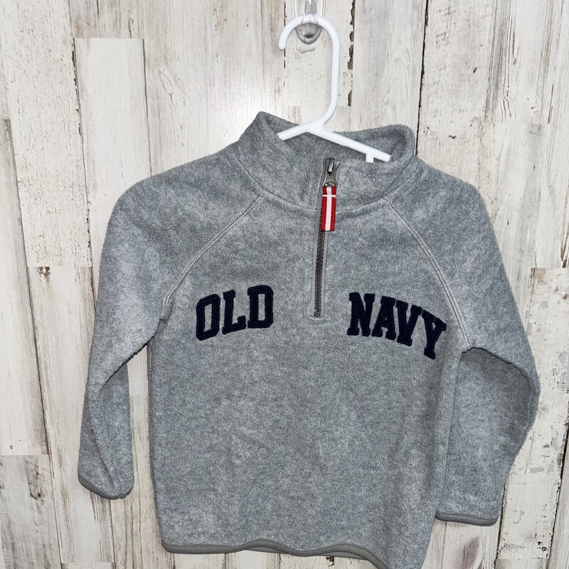 2T Grey Fleece Pullover, Grey, Size: Boy 2T-4T