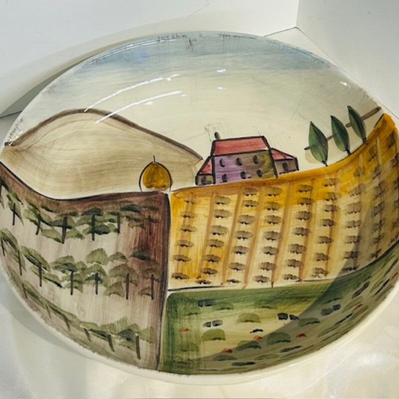 Marco E Christina Village Scene Pasta Bowl
Multicolored
Size: 13 x 3H